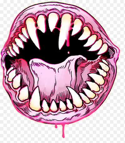 Улыбка Джокера на прозрачном фоне