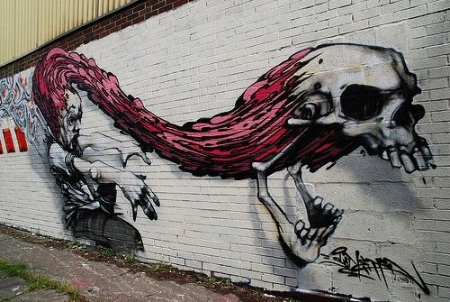 Граффити смерть