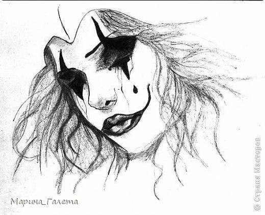 Простые страшные рисунки для срисовки