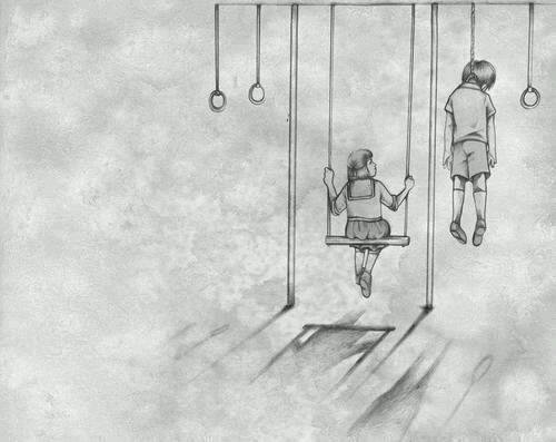 Рисунки карандашом грустные