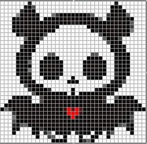 Вампиры по клеточкам маленькие