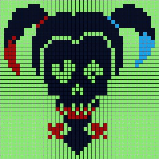 Джокер по клеточкам в тетради