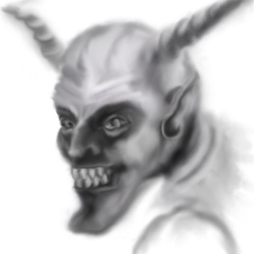 Черт карандашом