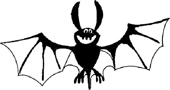 Нарисовать летучая мышь страшная