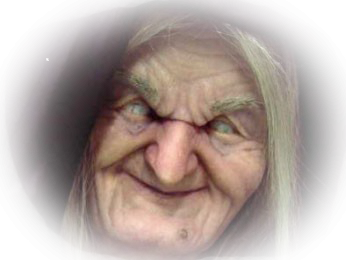 Страшная старуха ведьма