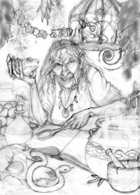 Баба Яга Графика