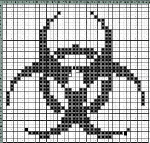 Символы по клеточкам