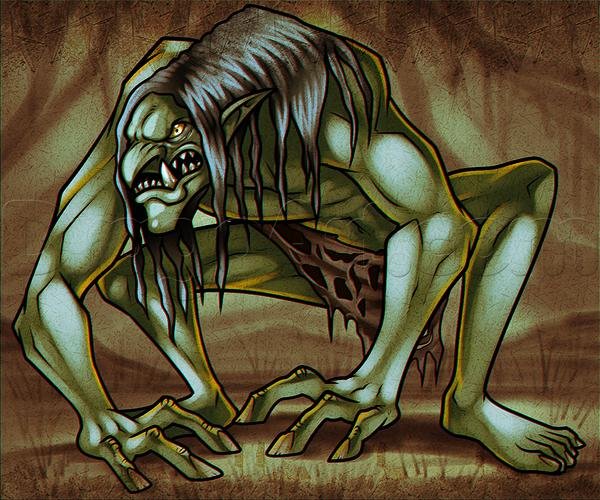 Страшный тролль рисунок (69 фото)