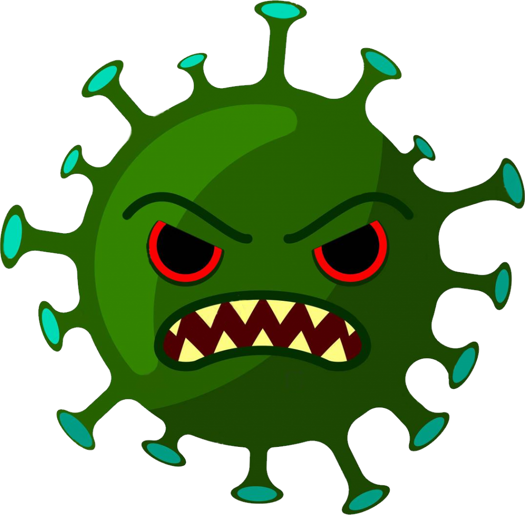 Вирус микробы коронавирус вектор. Злая бактерия. Злой вирус. Вирус на белом фоне.