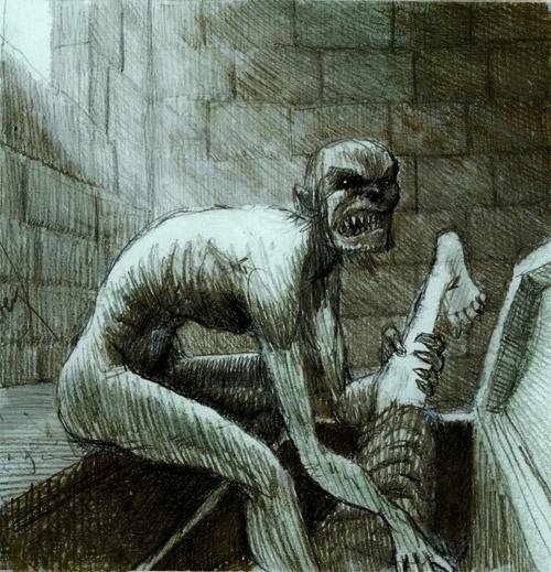 Лицо старика арт