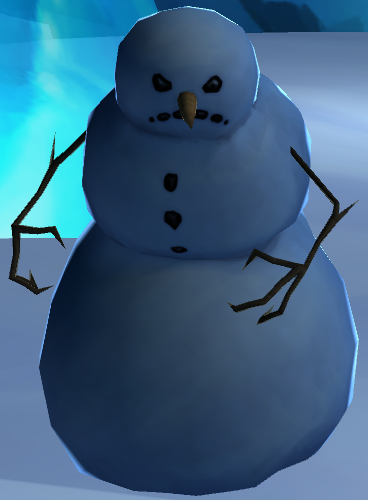 Страшный злой Снеговик