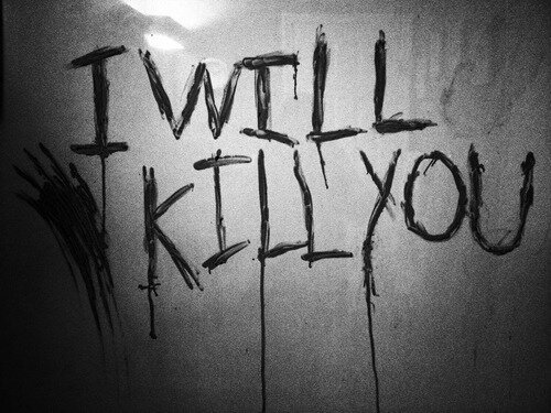 Страшные надписи на стенах