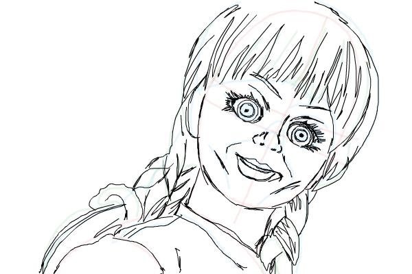 Чаки и Тиффани раскраска