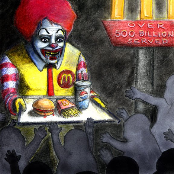 Рональд Макдональд хоррор