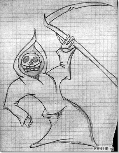 Страшные рисунки карандашом