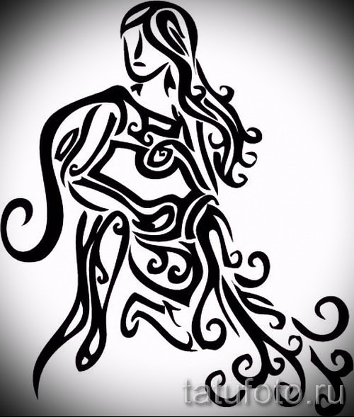 Рисунки тату Водолей