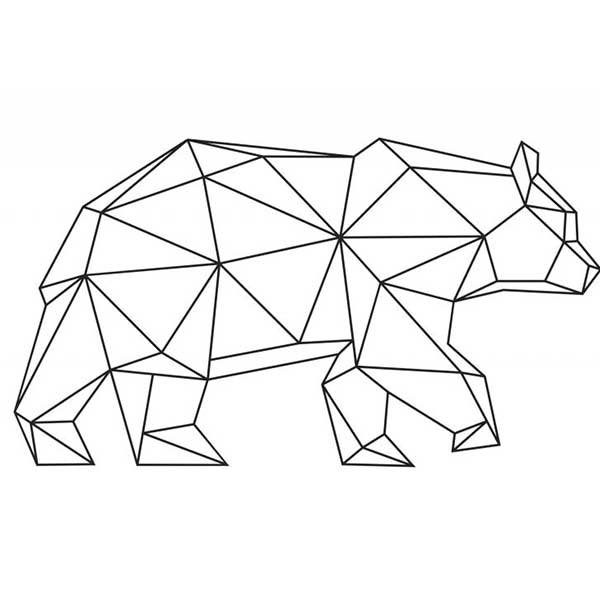 Животные из геометрических фигу