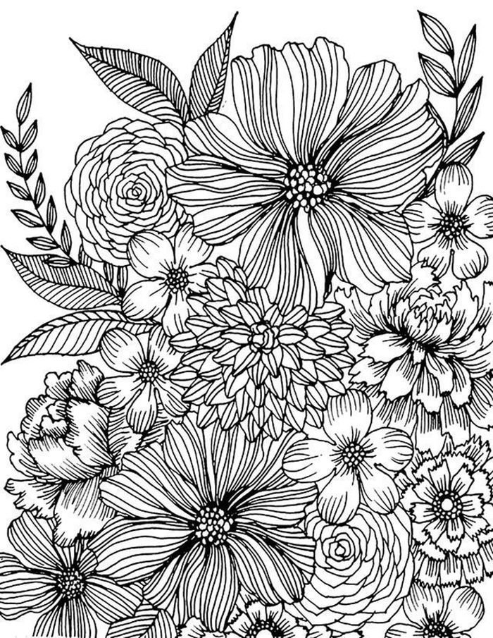 Сложные рисунки цветы (62 фото) » Рисунки для срисовки и не только