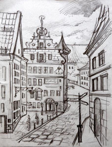 Зарисовки городского пейзажа