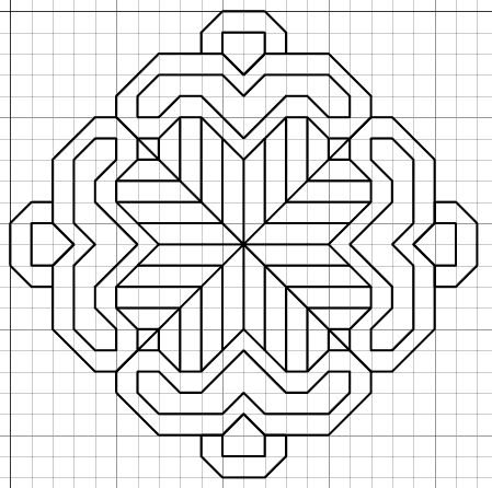 Рисунки по квадратам сложные (65 фото)