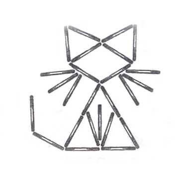 Выкладывание из спичек для дошкольников