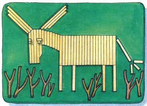 Задания со счетными палочками