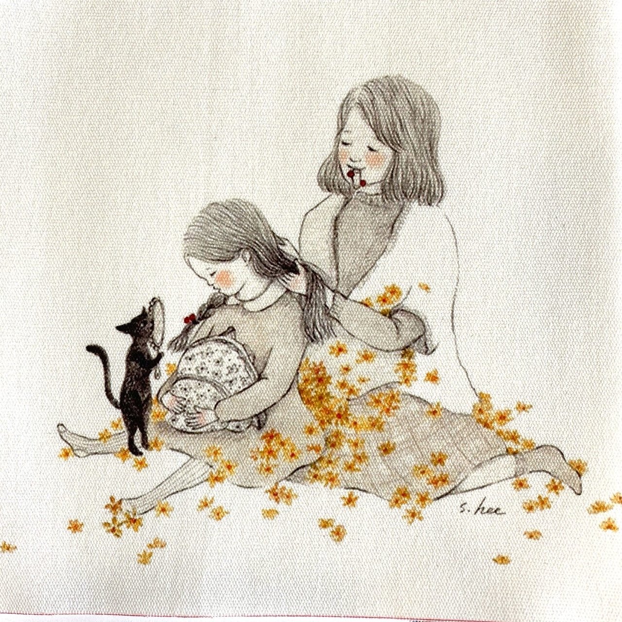 Милые иллюстрации мама и дети