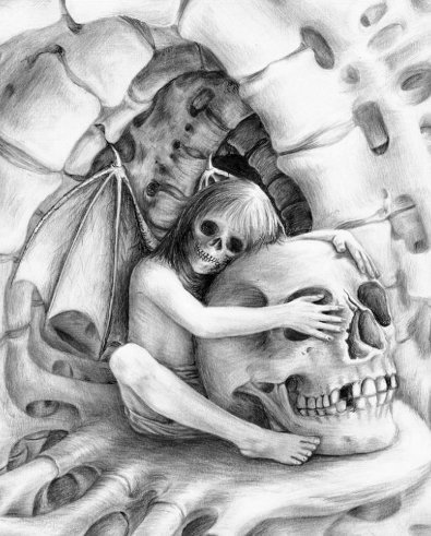 Рисунки карандашом на тему мистика