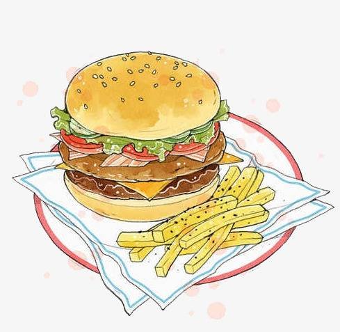 Нарисовать картошку фри