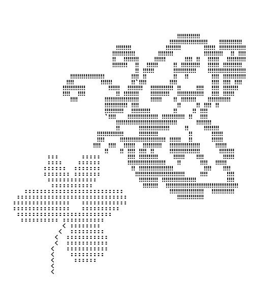 Рисунки символами