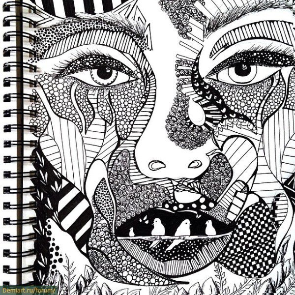 Оч сложные рисунки