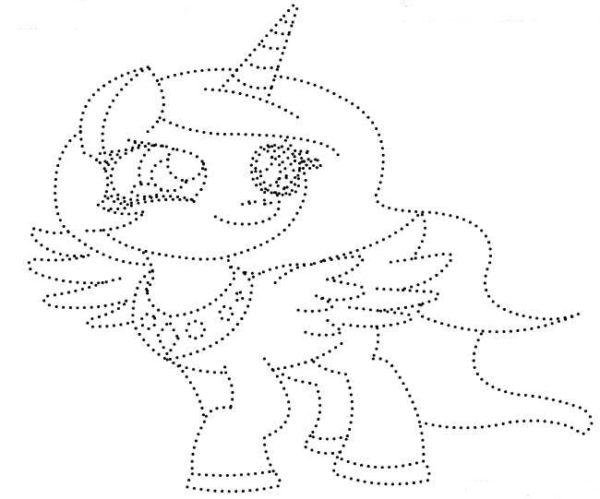 Рисование по точкам для детей