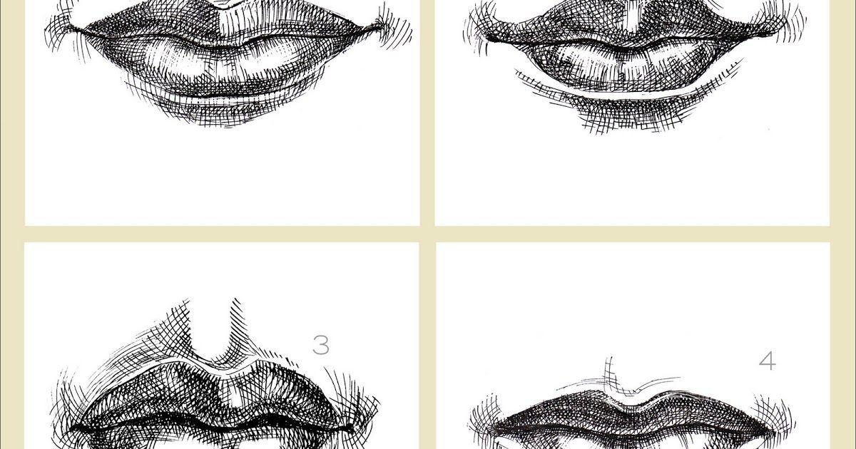 Верхний край губы. Строение губ рисование. Губы рисунок. Губы в разных ракурсах. Наброски губ.