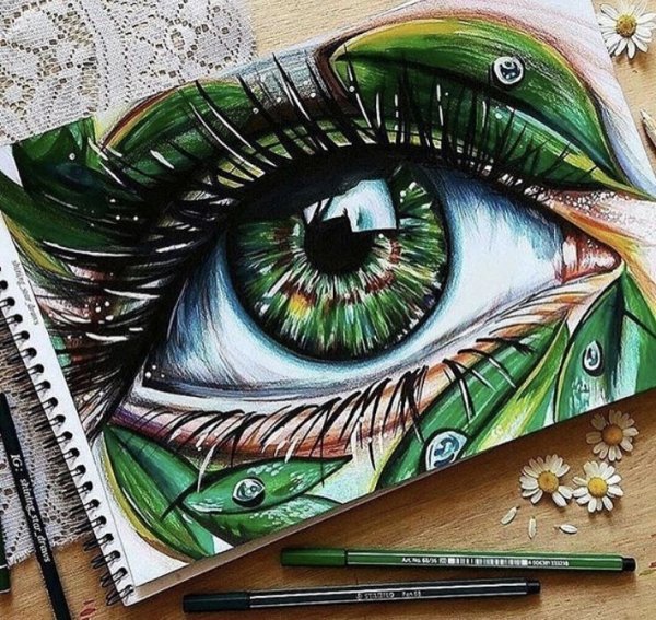 Красивые картинки фломастерами