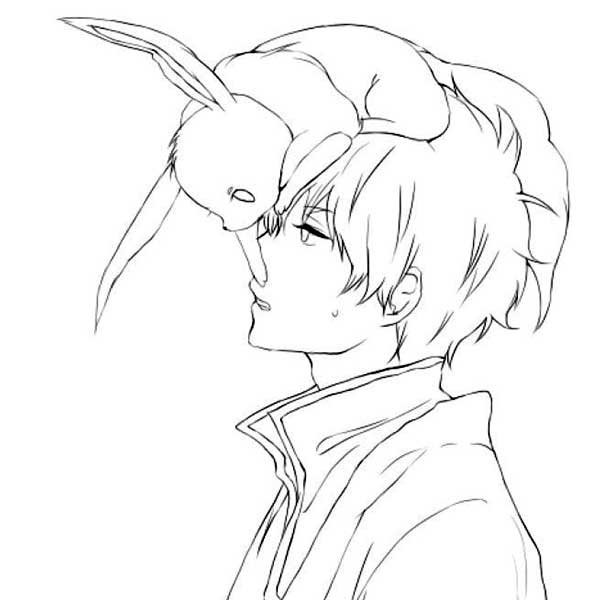 Рисунки для срисовки аниме парни
