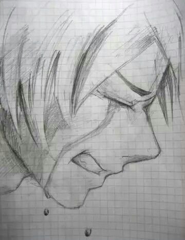 Грустные рисунки в тетради