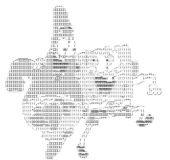 Фигурки из клавиатурных знаков