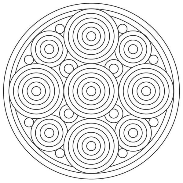 Круг для рисования мандалы