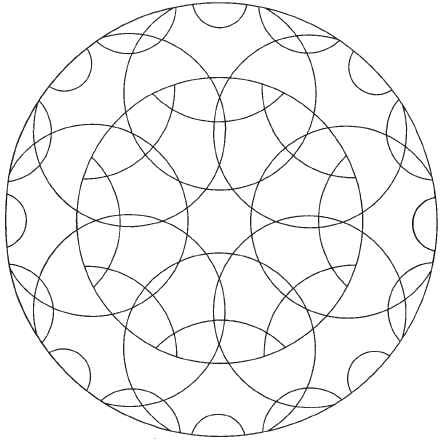 Орнамент с помощью окружностей