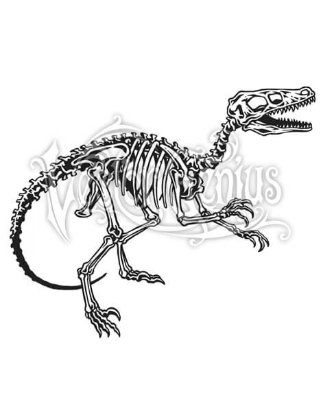Велоцераптор тату
