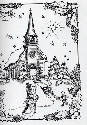 Раскраска Мария Иосиф и Иисус