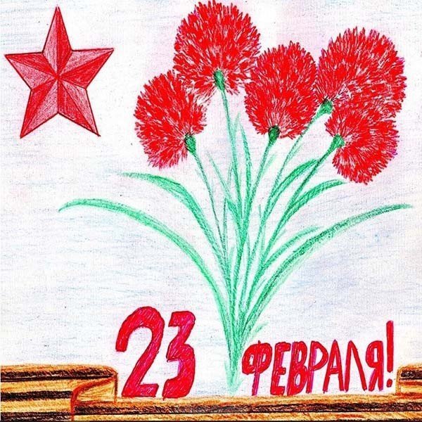 Рисунок на 9 мая