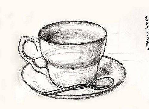 Набросок чашки