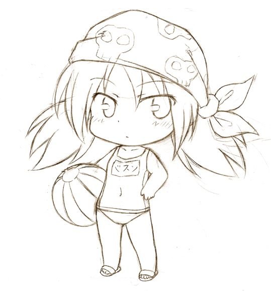 Аниме Наброски Чиби