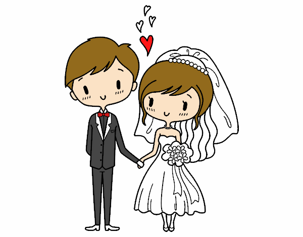 Девочки для рисования свадьба рисунок