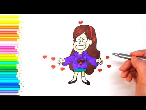 Срисовка Гравити Фолз Мэйбл