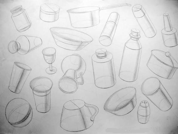 Цилиндрические предметы быта