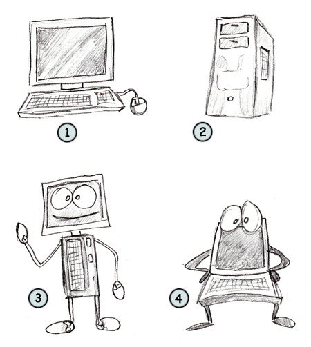 Раскраска компьютер