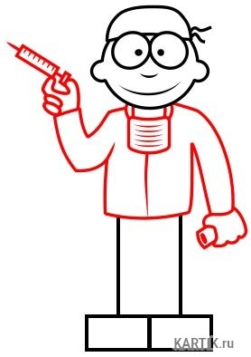 Рисуем врача
