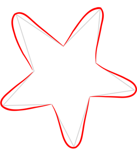 Раскраска Звездочка